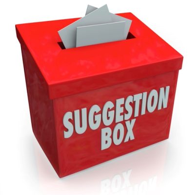 Suggestion box